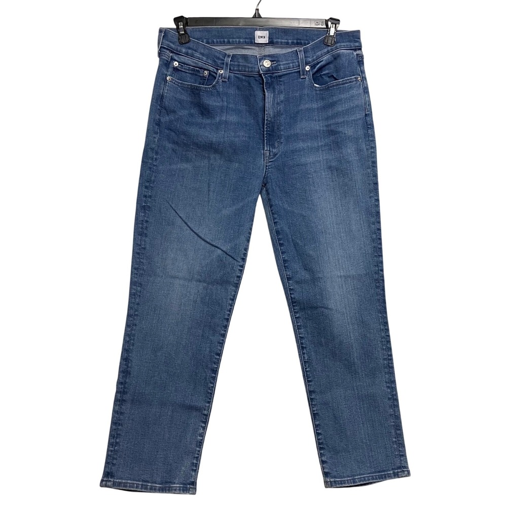 Edwin Bree-Dreamland Jeans Womens 33 Blue Excellent Straight Leg Stretch USA